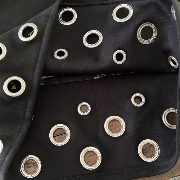 MOTHER Faux Suede Grommet Ring Skirt - Picture 9 of 10